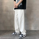 FOESCE Summer thin men jeans men's fashion famous brand versatile loose straight Summer pants clothes streetwear hiphop denim Hot Sale