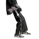 FOESCE pants men's basketball pants loose straight wide leg pants summer thin Korean fashion casual pants sports pants sweatpants