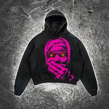 FOESCE Harajuku Oversized Letter Hoodies Women Streetwear High Quality Hoodie Vintage High Street Sweatshirt Goth Y2k Men Clothing