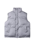 FOESCE White mouth Yang sleeveless cotton clothes men's winter thickened cotton clothes men's fashion ins super hot Korean loose stand