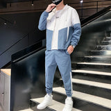 FOESCE 2025 Men Tracksuit Casual Joggers Hooded Sportswear Jackets And Pants 2 Piece Sets Hip Hop Running Sports Suit