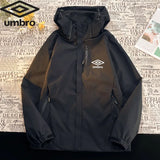 FOESCE High Quality New Spring and Autum Men's Business Casual Hooded Sport Jacket Hooded Zipper Jacket for Man Cotton Coat Windbreaker
