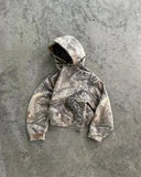 FOESCE High Street Harajuku New Camouflage Leaf Pattern Hoodie Y2k Sweatshirt Goth Men Clothing Casual Thickened Hoodie Pullover Tops