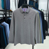 High end brand long sleeved men's polo shirt autumn fashion hot selling exquisite embroidery golf top comfortable casual T-shirt