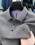 High end brand long sleeved men's polo shirt autumn fashion hot selling exquisite embroidery golf top comfortable casual T-shirt