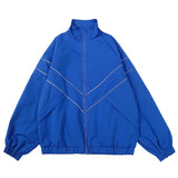 FOESCE Hip Hop Varsity Jacket Men High Street Patchwork Color Black Windbreaker Coats Women Spring Autumn Thin Fashion College Jackets
