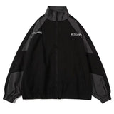 FOESCE Hip Hop Varsity Jacket Men High Street Patchwork Color Black Windbreaker Coats Women Spring Autumn Thin Fashion College Jackets