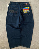 Jeans Y2k Pants Black Jeans Wide Leg Men Retro Loose Fashion Trendy Pants Hip-Hop Streetwear Y2k American Street Casual Jeans