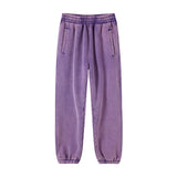 Kanye Joggers Heavyweight Washing Distressed Spray Dyeing Gradual Sweatpants Retro Loose Casual Fleece Pants for Men and Women