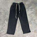 FOESCE Kanye West Solid Color Pants Men Women Best Hip Hop Ye Sweatpants Terry High Street Straight Leg Pants Fleece Trousers