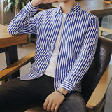 FOESCE Long Sleeve Men's Shirt and Blouse Cargo Clothes with Pocket Plaid Male Top Luxury Button Aesthetic Sleeves Fashion 2025 Vintage