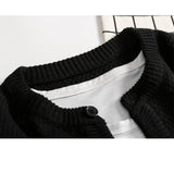 FOESCE MRMT 2024 Brand New Men's Sweater Jackets Knitted Cardigan Heavy Overcoat for Male Warm Thick Sweaters Men Sweater Man Clothing