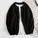 FOESCE MRMT 2024 Brand New Men's Sweater Jackets Knitted Cardigan Heavy Overcoat for Male Warm Thick Sweaters Men Sweater Man Clothing