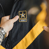 FOESCE Maden Retro Training Jacket Outdoor IPFU Sports Contrasting Loose Stand-up Collar Zipper Design Jacket for Men's Autumn