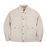 FOESCE Maden Retro White Jeans Jacket Men Cotton Denim Coat Slim Fit Outwear Fashion Streetwear Quality Vintage Men’s Clothing
