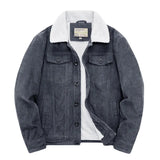FOESCE Male Cotton Jackets Padded Warm Loose Parka Coat Corduroy Short Jacket Man Solid Zip Windbreaker Winter Men's Casual Windbreake