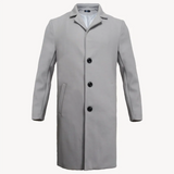 FOESCE Male Streetwear Jackets Man's Solid Color Casual Outerwear And Coats Single Breasted Lapel Wool Men's Jacket For Spring Winter