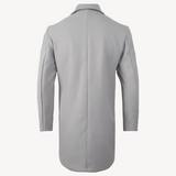 FOESCE Male Streetwear Jackets Man's Solid Color Casual Outerwear And Coats Single Breasted Lapel Wool Men's Jacket For Spring Winter
