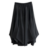 FOESCE Men Y2k Culottes Gothic Harajuku Samurai Pants Hakama Streetwear Fashion Casual Wide Leg Pants Old Money Men'S Clothing 2025 New