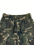 FOESCE Men's All-Season Camo Cargo Pants - Comfort Fit, Versatile Pockets, Street-Style Drawstring Design