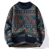 FOESCE Men's Knit Sweater High Quality Knitwear Korean Popular Clothes Autumnr and Winter Pullovers Male Style New in Sweatshirt Cable