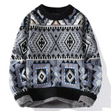 FOESCE Men's Knit Sweater High Quality Knitwear Korean Popular Clothes Autumnr and Winter Pullovers Male Style New in Sweatshirt Cable