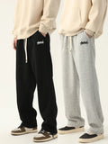 Foesce Men's jogging pants baggy pants neutral breathable baggy outdoor pants fashion design jogging pants new sweatpants