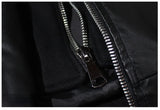 FOESCE Mens Hooded PU Leather Jacket Motorcycle Hooded Young Leather Plus Cotton Padded Coat Men