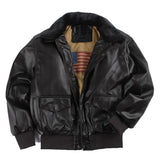 FOESCE Mens Winter Oversize Air Force Leather Jackets Men Retro Casual Pilot PU Leather Coats Outdoor Military Windproof Bomber Outwear
