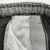 FOESCE Metallic Print Beach Shorts Shiny Drawstring Men's Clothing with Elastic Waistband Quick Dry Men's Sequin Gym Pants for Running