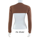 FOESCE Muslim Women's Elastic Modal Cotton Jersey Bolero Sleeve Long Arm Cover Shrug Shoulder Oversleeve Suncreen Wear Under T- shirt