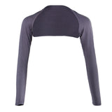 FOESCE Muslim Women's Elastic Modal Cotton Jersey Bolero Sleeve Long Arm Cover Shrug Shoulder Oversleeve Suncreen Wear Under T- shirt
