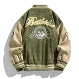 FOESCE New Baseball Jacket Men Fashion Embroidered Jackets Coats High Street Outwear Man Bomber Jacket Hip Hop Clothing Top