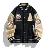 FOESCE New Baseball Jacket Men Fashion Embroidered Jackets Coats High Street Outwear Man Bomber Jacket Hip Hop Clothing Top