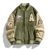 FOESCE New Baseball Jacket Men Fashion Embroidered Jackets Coats High Street Outwear Man Bomber Jacket Hip Hop Clothing Top
