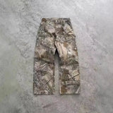FOESCE New Harajuku Hip-hop Gothic Akimbo Fashion Camouflage Leaf Loose Coats Jacket Mens Y2K Retro Couple Casual American Streetwear