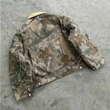 FOESCE New Harajuku Hip-hop Gothic Akimbo Fashion Camouflage Leaf Loose Coats Jacket Mens Y2K Retro Couple Casual American Streetwear