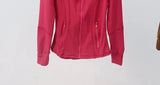 FOESCE New Patter  Defines Women Sport Jacket Tight-fitting Thin Sportswear Coat Training Running Gym Yoga Solid Color Cardigan Jackets