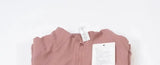FOESCE New Patter  Defines Women Sport Jacket Tight-fitting Thin Sportswear Coat Training Running Gym Yoga Solid Color Cardigan Jackets