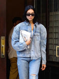 FOESCE New Y2k Jackets Hip Hop Gothic Patchwork Denim Jacket Men Washed Retro Ripped Loose Winter Jacket Men Solid Color Streetwear