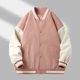 Retro American Style Oversize Baseball Jacket For Men And Women Spring Autumn Fashion Brand High Street Loose Fit Jacket