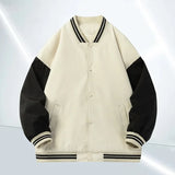 Retro American Style Oversize Baseball Jacket For Men And Women Spring Autumn Fashion Brand High Street Loose Fit Jacket