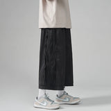 FOESCE Ribbons Mens Harem Joggers Men Cargo Pants Loose Hip Hop Casual Trousers Fashion Men Woman Calf-Length Pants Streetwear