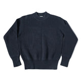 Rugged Bronson 1930s Seaman's Sweater Mock Neck Woolen Men's Jumper Knitwear