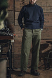 Rugged Bronson 1930s Seaman's Sweater Mock Neck Woolen Men's Jumper Knitwear