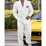 FOESCE 2025 Formal Suit for Men Wedding Luxury Fashion Suit Dress  2 Piece Modern Men's Suits Men Clothing Terno Masculino Completo