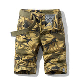 FOESCE New Summer Men Cargo Camouflage Shorts Mens Cotton Beach Multi Pocket Shorts Man Spring Casual Joggers Shorts Male Dropshipping