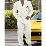 FOESCE 2025 Formal Suit for Men Wedding Luxury Fashion Suit Dress  2 Piece Modern Men's Suits Men Clothing Terno Masculino Completo