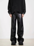 FOESCE 2025 New American Style High-end Feel Men's Casual Pants Vintage Straight-leg Loose-fit Trendy Trousers For Leisure