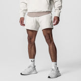 FOESCE Summer Men New Embroidery logo shorts Fitness Gyms Shorts Running Cotton Short Pants Male Jogger Workout Brand sports shorts